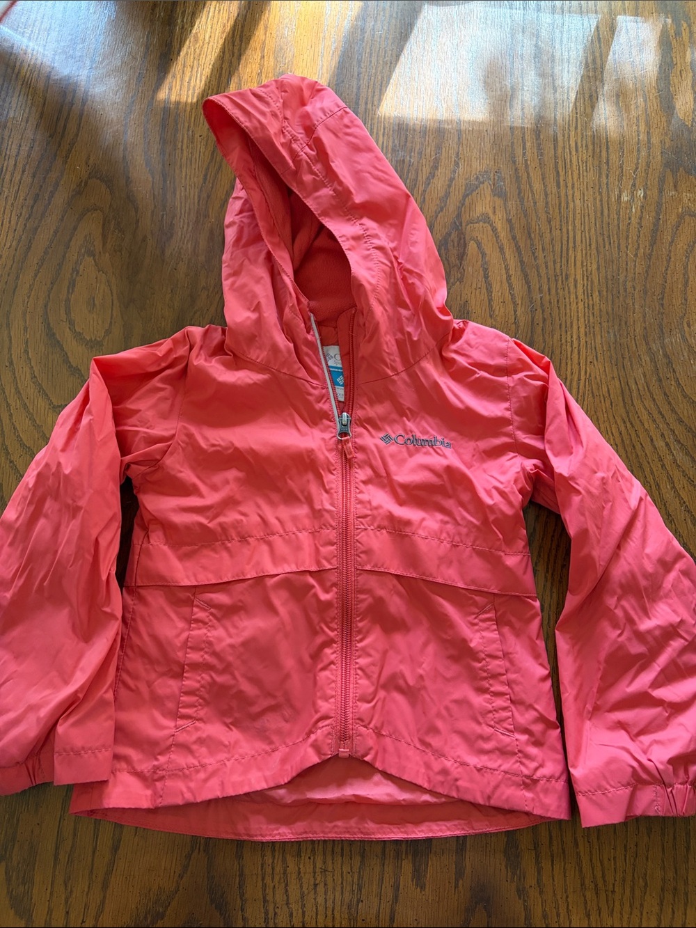 Columbia Kids Coral Hooded Rain Jacket
